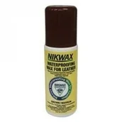 Akcesoria obuwnicze - Nikwax Wosk impregnujący do skóry licowej 125ml gąbka brązowy - miniaturka - grafika 1