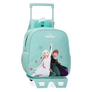 Joumma Disney Frozen Always Close to The Heart Plecak przedszkolny z wózkiem, niebieski 21 x 25 x 10 cm poliester 5,25 l, Niebieski, Talla única, Plecak przedszkolny z wózkiem - Plecaki szkolne i tornistry - miniaturka - grafika 1