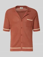 Koszule męskie - koszula casualowa o kroju slim fit w imitacji dzianiny model 'FLAVIRO' - miniaturka - grafika 1