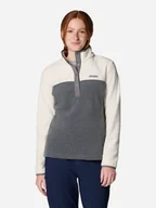Bluzy damskie - Bluza damska nierozpinana streetwear Columbia Benton Springs 1/2 Snap Pull Over II 2085651023 L Szara (195981210248) - miniaturka - grafika 1