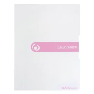 Herlitz Zeugnisse Polipropylen (PP) Biały A4 - Teczki i skoroszyty - miniaturka - grafika 1