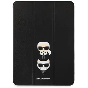 Apple Karl Lagerfeld Etui na tablet Karl Lagerfeld Etui Karl Lagerfeld KLFC11OKCK iPad Pro 11 2021 3 generacji Book Cover czarny/black Saffiano Karl&amp;Choupette KLD754BLK - Etui do tabletów - miniaturka - grafika 1