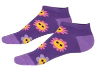 Skarpetki dla dzieci - Soxo Skarpetki dziecięce, 2 lub 3 pary (Kwiaty, 23-26) - miniaturka - grafika 1