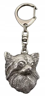 Chihuahua Brelok do kluczy Breloczek posrebrzany - Breloki - miniaturka - grafika 1