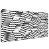 Podkładki na biurko - Mata ochronna na blat Geometryczna iluzja 100x50 cm, Dywanomat - miniaturka - grafika 1