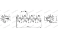 Sprężyny zawieszenia - MONROE Sprężyna zawieszenia MONROE SE2863 - miniaturka - grafika 1