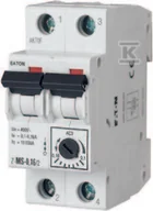 Wyłączniki światła i elektryczne - Hager Wyłącznik-silnikowy-25A-Z-MS-25-2-dwubiegunowy 248395 - miniaturka - grafika 1