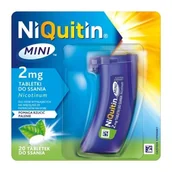 Witaminy i minerały - NIQUITIN MINI 2 mg Tabletki do ssania, 20 szt. - miniaturka - grafika 1