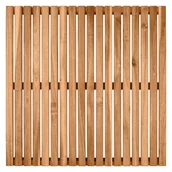 Dywaniki łazienkowe - Mata łazienkowa z drewna akacjowego Wenko, 55x55 cm - miniaturka - grafika 1