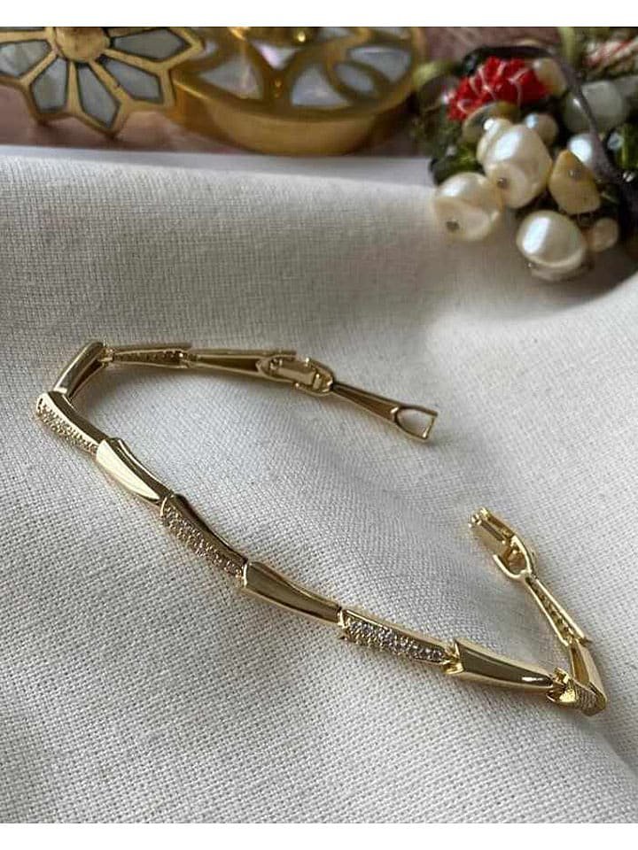 Luseera Pozłacana bransoletka z cyrkoniami