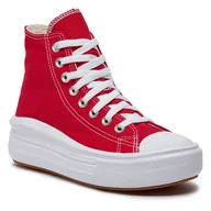 Trampki damskie - Trampki Converse Chuck Taylor All Star Move A09073C Red/White/Gum - miniaturka - grafika 1