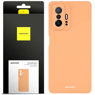 Spacecase Etui Silicone Case Xiaomi 11T/11T Pro orange - Etui i futerały do telefonów - miniaturka - grafika 1