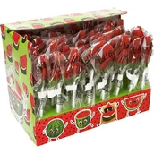 Gumy do żucia, lizaki, dropsy - JELLY POP LIZAK ARBUZ WATERMELON (10G) 48SZT - miniaturka - grafika 1