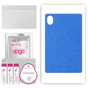 folia naklejka skórka strukturalna na TYŁ do Umidigi G1 Tab - Niebieski Pastel Matowy - apgo SKINS - Akcesoria do tabletów i e-booków - miniaturka - grafika 1