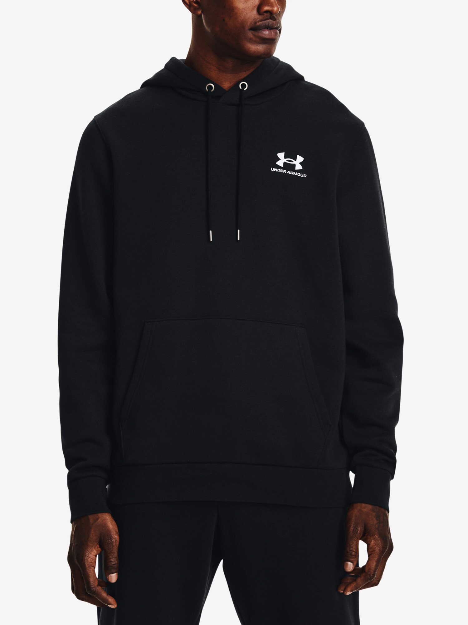 Bluza męska Under Armour Essential Fleece Hoodie-BLK L