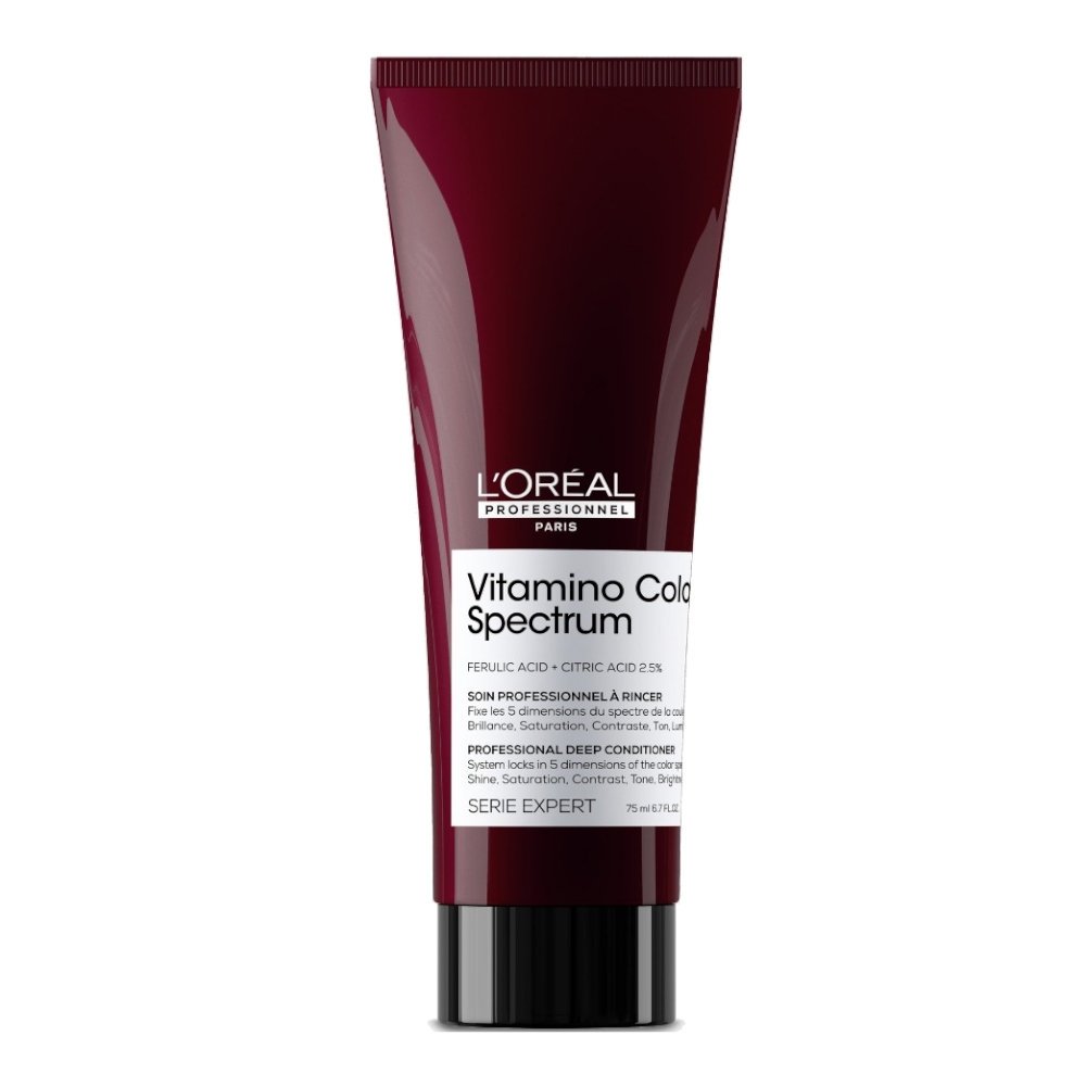 L'Oreal Professionnel Vitamino Color Spectrum Nawilżająca odżywka do włosów farbowanych, wydłużająca trwałość koloru, 75ml