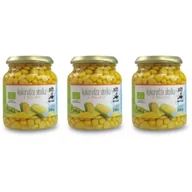 Warzywa w marynacie - Bio Kontynenty Kukurydza słodka w zalewie (słoik) Zestaw 3 x 340 g Bio - miniaturka - grafika 1