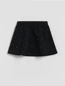Sukienki i spódniczki dla dziewczynek - Reserved - Spódnica z aplikacją - czarny - miniaturka - grafika 1