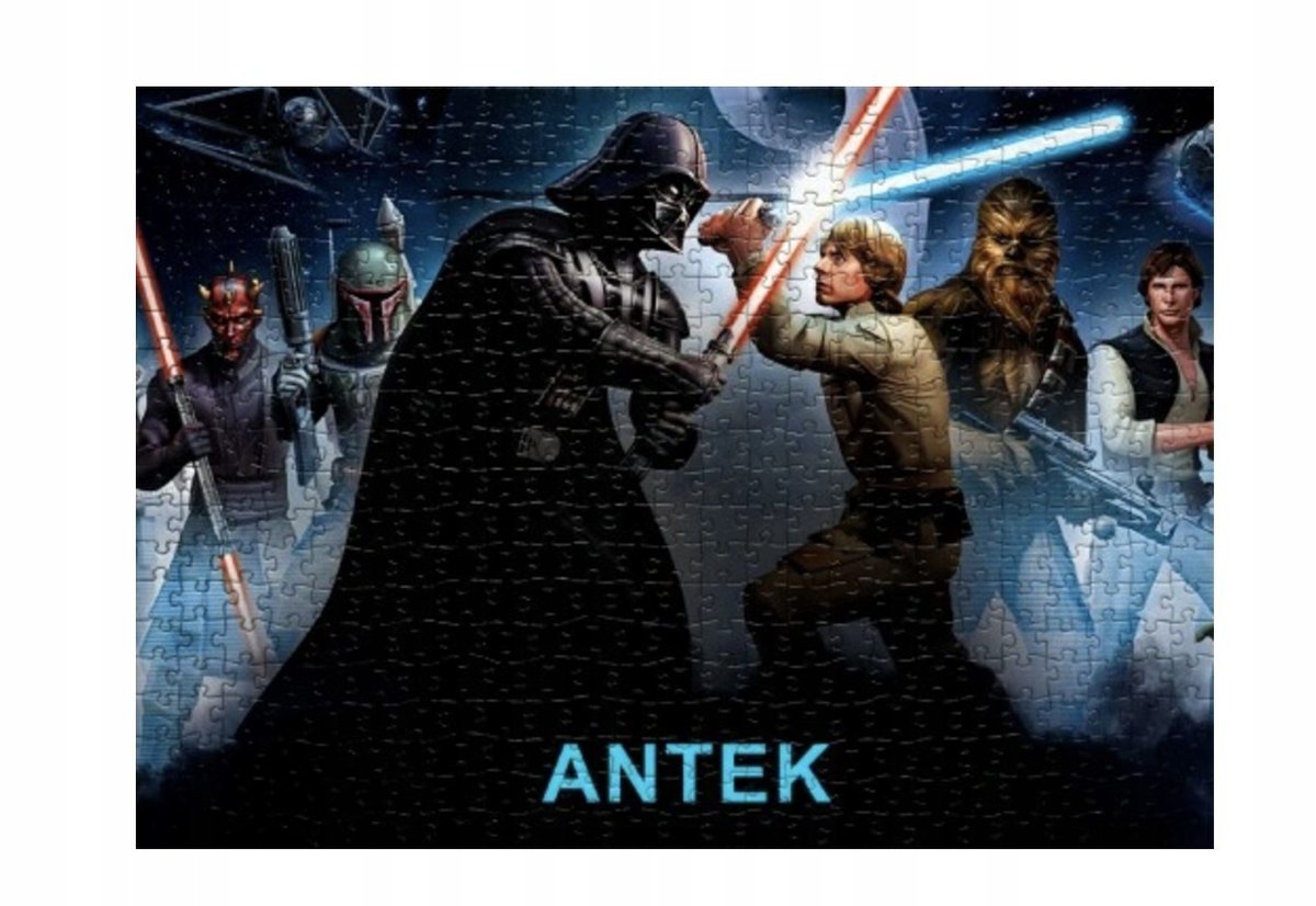 PUZZLE STAR WARS LORD VADER A3 252 el z Nadrukiem + IMIĘ Pudełko #44