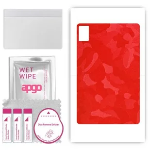 folia naklejka skórka strukturalna na TYŁ do TCL Tab 10 Gen 2 - Moro Camo Czerwony - apgo SKINS - Akcesoria do tabletów i e-booków - miniaturka - grafika 1