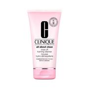 Pianki do mycia twarzy - Clinique Rinse-off pianka oczyszczająca do wszystkich rodzajów skóry Foaming Cleanser) 150 ml - miniaturka - grafika 1