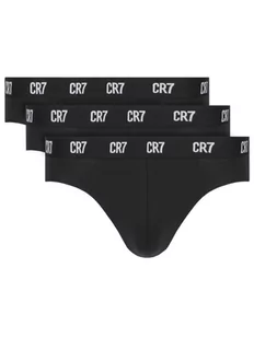 Cristiano Ronaldo CR7 Komplet 3 par slipów Main Basic Brief 3-Pack 8100-66-900 Czarny - Majtki męskie - miniaturka - grafika 1