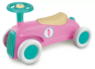 Clementoni Samochodzik Vintage Jeździk Mój Pierwszy Samochód różowy 17456 17456 - Jeździki dla dzieci - miniaturka - grafika 1