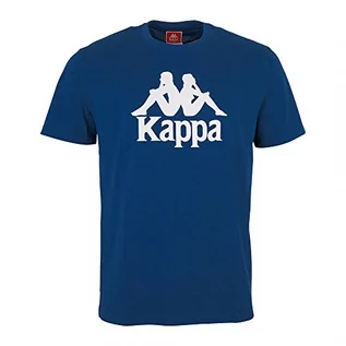 Koszulki dla chłopców - Kappa Kappa chłopięcy T-shirt Kappa Caspar niebieski 821 Navy 128 303910J - grafika 1