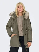 Kurtki damskie - ONLY Parka w kolorze khaki - miniaturka - grafika 1
