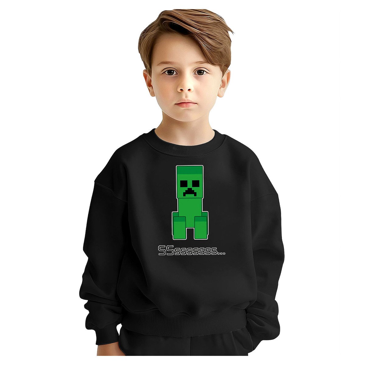 BLUZA DZIECIĘCA MŁODZIEŻOWA MINECRAFT 146-152 WZORY PREZENT JAKOŚĆ