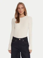 Swetry damskie - Kontatto Sweter 3M0809C Écru Slim Fit - miniaturka - grafika 1