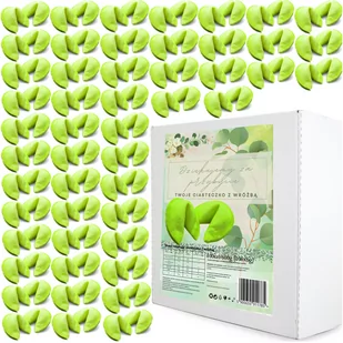 D&D Fun Cookies / Zestaw Ciasteczek "Green Dziękuję" 100 Sztuk 600G - Desery dla dzieci - miniaturka - grafika 1