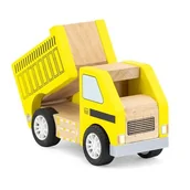 Samochody i pojazdy dla dzieci - VIGA Toys Drewniana Żółta Ciężarówka Wywrotka 44515 - miniaturka - grafika 1