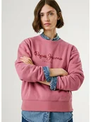 Bluzy damskie - Pepe Jeans Bluza "Baddy" w kolorze szaroróżowym - miniaturka - grafika 1