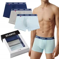 Majtki męskie - Bokserki Męskie 3MH-214 3-Pack Bawełniane Wygodne Klasyczne Obcisłe *S - miniaturka - grafika 1