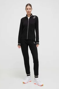 EA7 Emporio Armani dres damski kolor czarny - Dresy damskie - miniaturka - grafika 1
