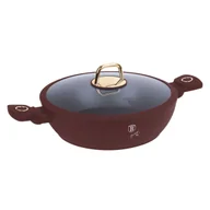 Garnki - PŁASKI GARNEK TYTANOWY Z POKRYWĄ 28cm BERLINGER HAUS BH-8038 LEONARDO - miniaturka - grafika 1