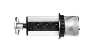 Orno Gniazdo meblowe 10cm 3x250V wysuwane z blatu 1,8 m OR-AE-1351 OR-AE-1351 - Gniazdka elektryczne - miniaturka - grafika 1