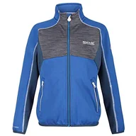 Kurtki i płaszcze dla dziewczynek - Regatta Kid's Oberon II' Extol elastyczna kurtka miękka powłoka, morska niebieska/pieczęć szara, 3XL - miniaturka - grafika 1