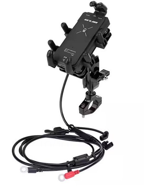 UCHWYT MOTOCYKLOWY ANTYWIBRACYJNY INDUKCJA NA TELEFON GUB P70