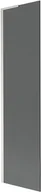 Parawany nawannowe - Mexen Next L parawan nawannowy 1-skrzydłowy 50 x 150 cm, grafit, nikiel szczotkowany - 895-050-000-03-40-97 - miniaturka - grafika 1