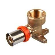 Łączniki, trójniki, kształtki - Kolano naścienne GW3/4" x 25 mm Sigma - miniaturka - grafika 1