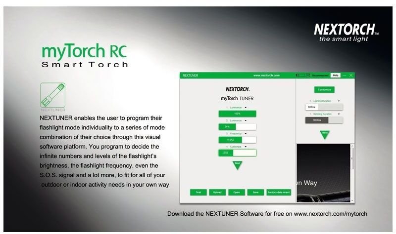 Nextorch myTorch RC AA Ricaricabile 115 Lumens LED