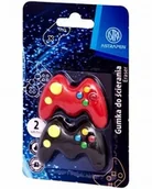 Przybory szkolne - Gumka gracza Astra blister 2 sztuk - ASTRA art-pap - miniaturka - grafika 1