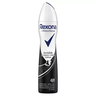 Rexona Invisible Black and White antyperspirant w sprayu 48h 150 ml - Dezodoranty i antyperspiranty dla kobiet - miniaturka - grafika 1