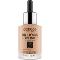Podkłady do twarzy - Catrice Hd Liquid Coverage matujący podkład do twarzy 044 Deeply Rose 30 ml - Podkład lub puder - miniaturka - grafika 1