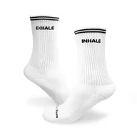Skarpetki dla dzieci - Skarpetki GymBeam Breathe Socks White M - miniaturka - grafika 1