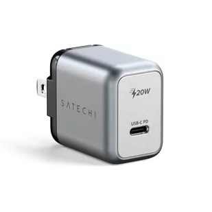 Satechi 20W USB-C PD Wall Charger Space Gray ST-UC20WCM EU - Ładowarki do telefonów - miniaturka - grafika 2