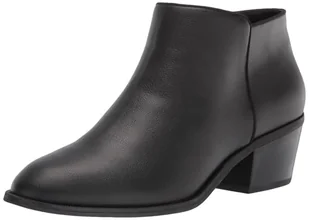 Amazon Essentials Damskie botki, czarna sztuczna skóra, 7 - Botki damskie - miniaturka - grafika 1