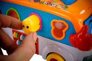 INTERAKTYWNY AUTOBUSIK Z TELEFONEM KLOCKI 2201P - Zabawki interaktywne dla dzieci - miniaturka - grafika 2